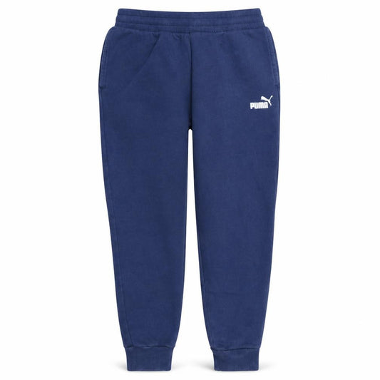 Puma Men's Blue Fleece Jogger Trousers Size M Regular Fit