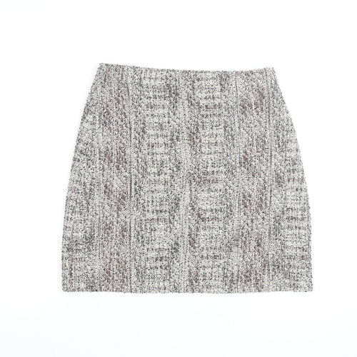 Marks and Spencer Womens Multicoloured Tweed Pencil Skirt Size 10