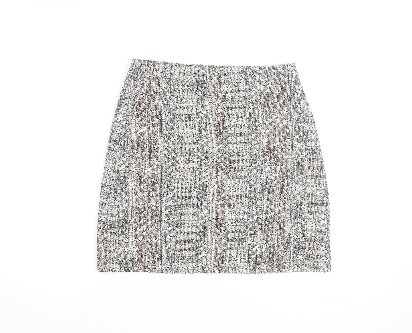 Marks and Spencer Womens Multicoloured Tweed Pencil Skirt Size 10
