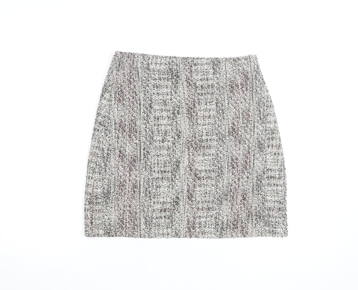 Marks and Spencer Womens Multicoloured Tweed Pencil Skirt Size 10