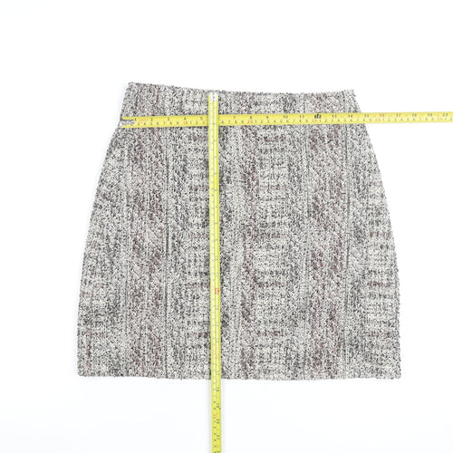 Marks and Spencer Womens Multicoloured Tweed Pencil Skirt Size 10