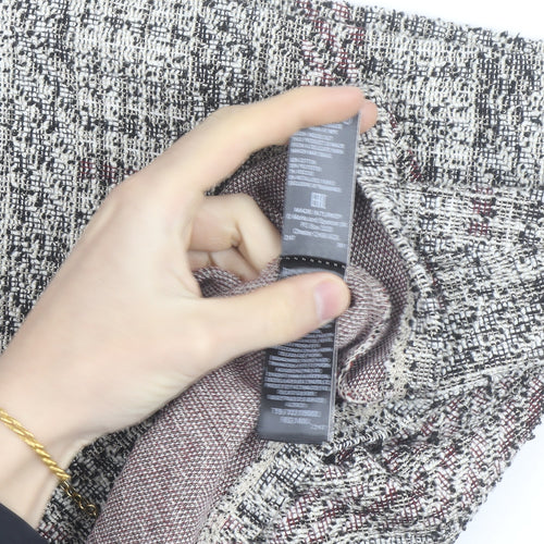 Marks and Spencer Womens Multicoloured Tweed Pencil Skirt Size 10