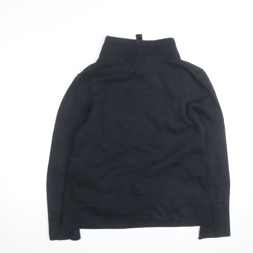 Puma Mens Black L Fleece Pullover Sweatshirt with Logo