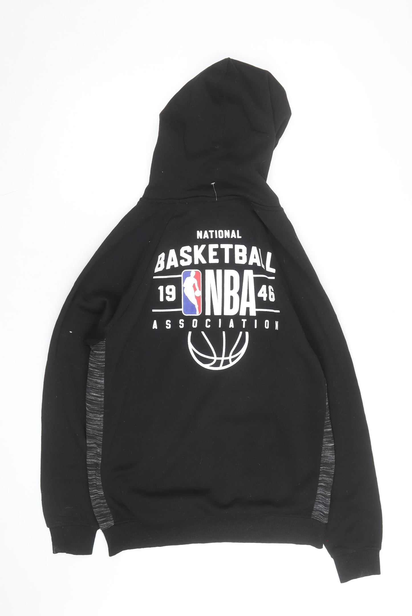 NBA Mens Black Medium Pullover Hoodie with Logo Detail
