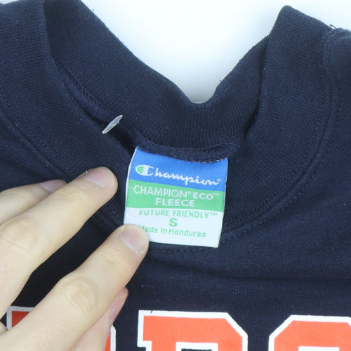 Champion Men's Blue Carroll University Pullover Sweatshirt Size S