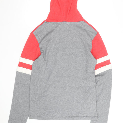 NFL Team Apparel Men’s Red Grey 49ers Pullover Hoodie Size S
