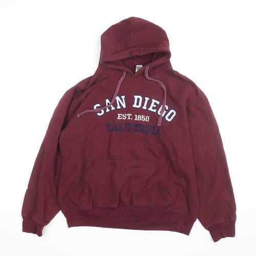 Great Souvenirs San Diego Men's Red Pullover Hoodie Medium
