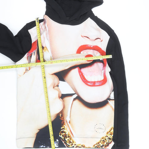 Limitato Ellen Von Unwerth Black Graphic Hoodie Women’s M Cotton