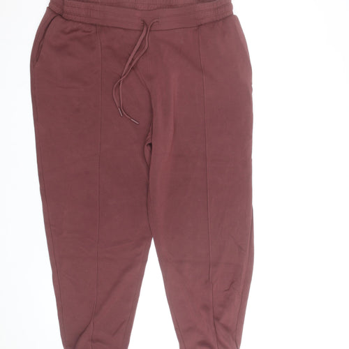 Marks and Spencer Women Brown Jogger Sweatpants Size M Cotton Blend