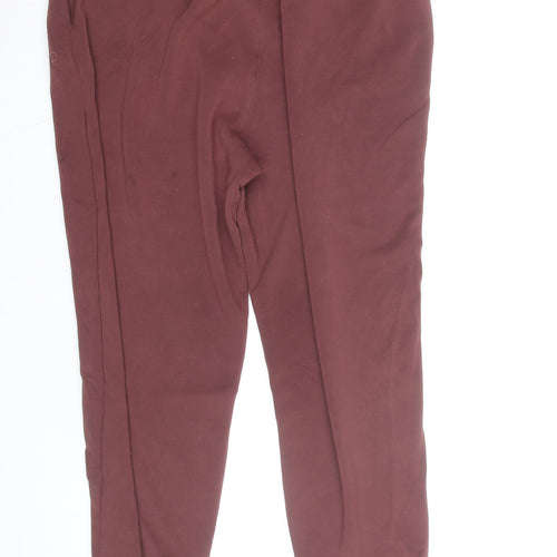 Marks and Spencer Women Brown Jogger Sweatpants Size M Cotton Blend