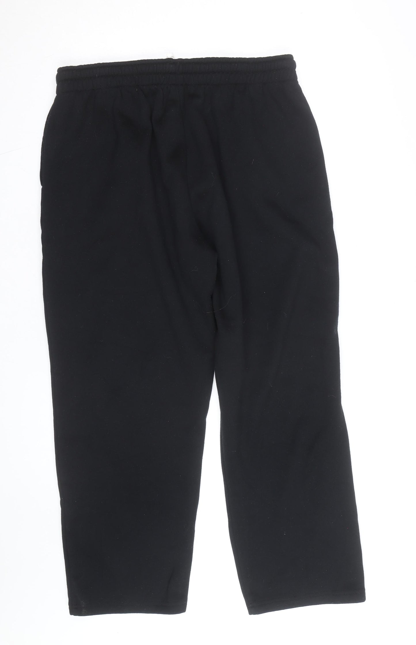 George Men’s Black XL Fleece Jogger Sweatpants with Drawstring