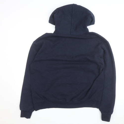 Champion Men's Blue Pullover Hoodie L Maine Maritime Academy Fleece
