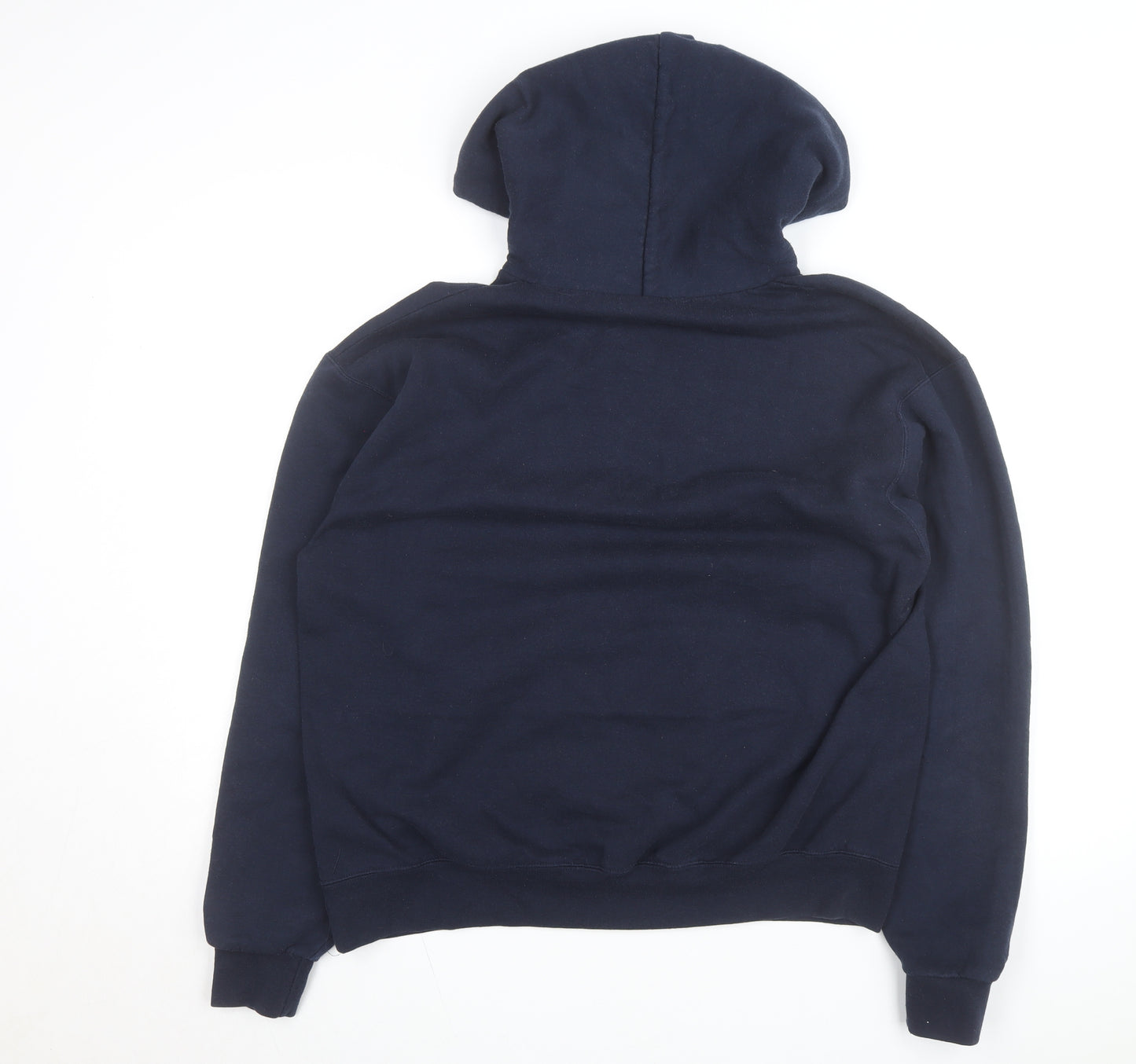 Champion Men's Blue Pullover Hoodie L Maine Maritime Academy Fleece