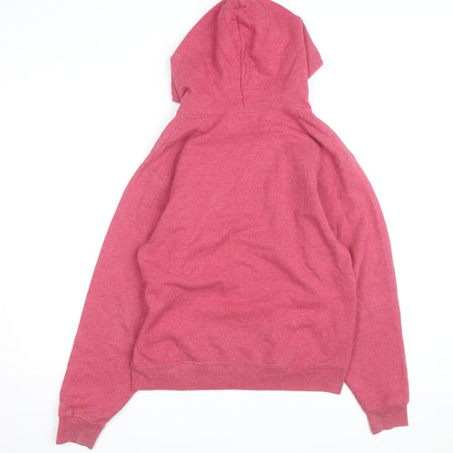 Jerzees Men’s Red Pullover Hoodie S College Boston Graphic Fleece