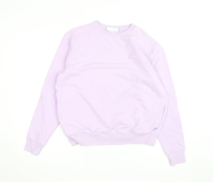 Fila Women’s Lilac Crew Neck Pullover Sweatshirt UK M