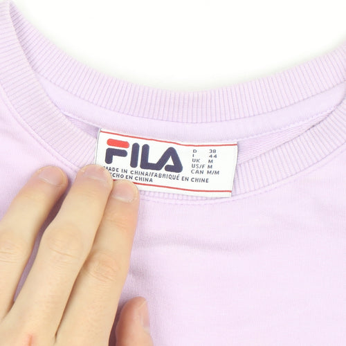 Fila Women’s Lilac Crew Neck Pullover Sweatshirt UK M