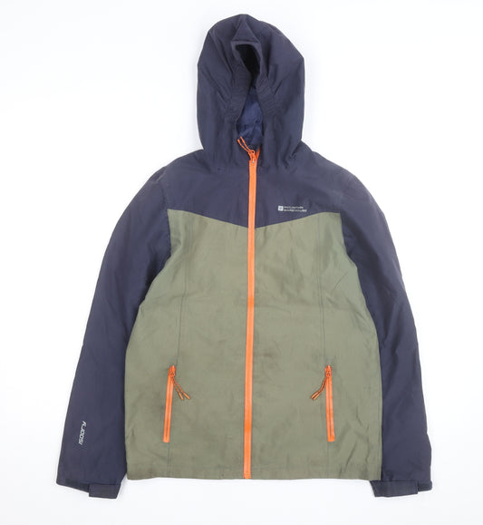 Mountain Warehouse Boys Multicoloured Waterproof Hooded Rain Coat 13 Years