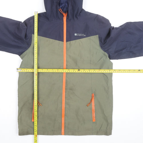 Mountain Warehouse Boys Multicoloured Waterproof Hooded Rain Coat 13 Years