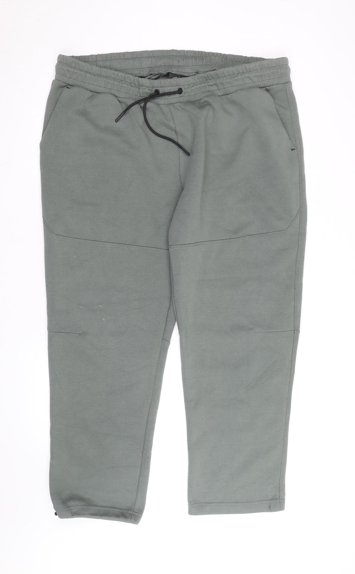 Primark Men’s Grey Jogger Sweatpants 2XL Regular Fit Drawstring Waist