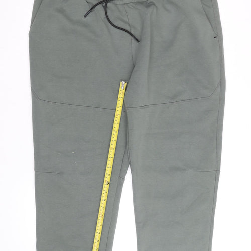 Primark Men’s Grey Jogger Sweatpants 2XL Regular Fit Drawstring Waist