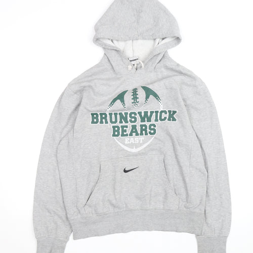 Nike Men’s Grey Brunswick Bears Pullover Hoodie Size M Sportswear