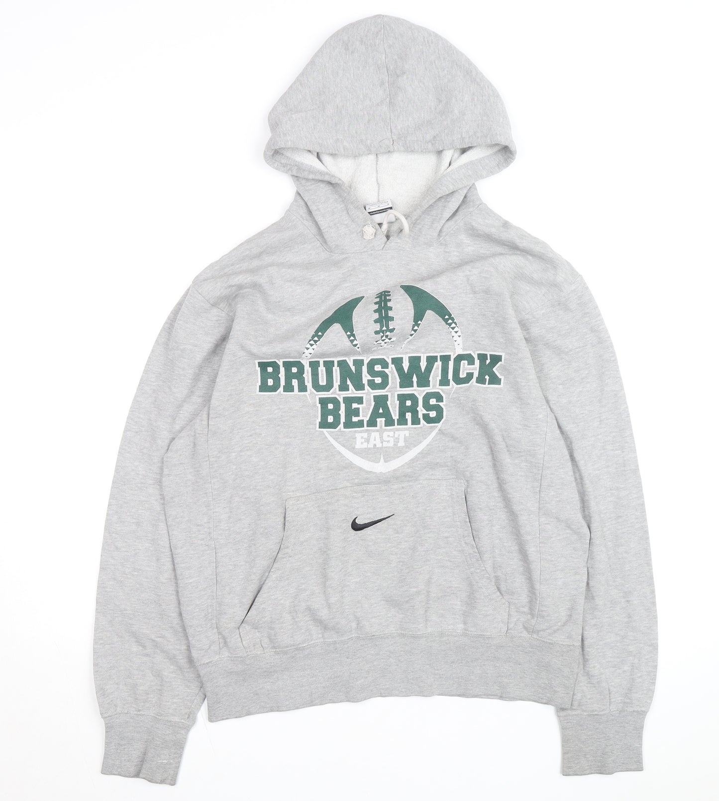 Nike Men’s Grey Brunswick Bears Pullover Hoodie Size M Sportswear