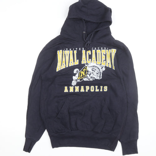 MV Sport Men's Navy Naval Academy Pullover Hoodie Size S