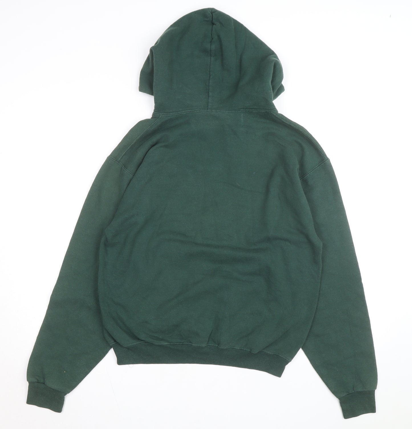 Jerzees Men’s Green Pullover Hoodie M Malvern Hornets Graphic Fleece