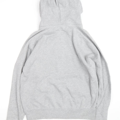 J America Men's Grey Michigan State Full Zip Hoodie Size M