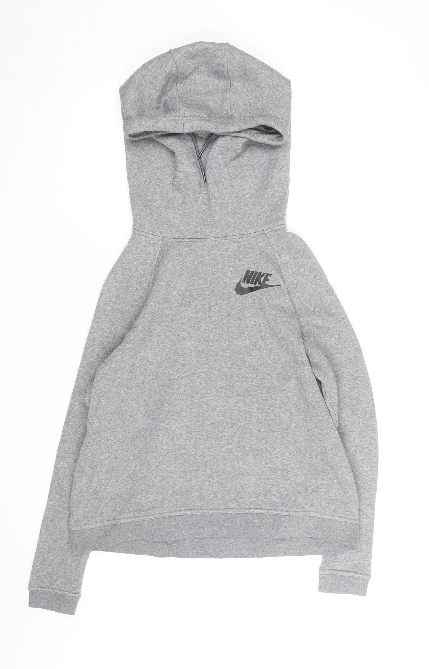 Nike Men's Grey Hoodie M Pullover Athletic Fleece Sweatshirt