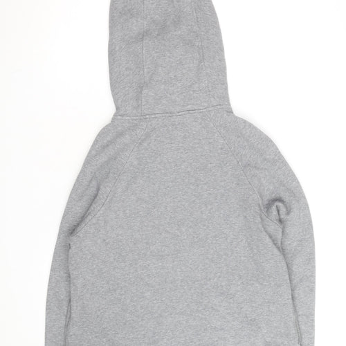 Nike Men's Grey Hoodie M Pullover Athletic Fleece Sweatshirt