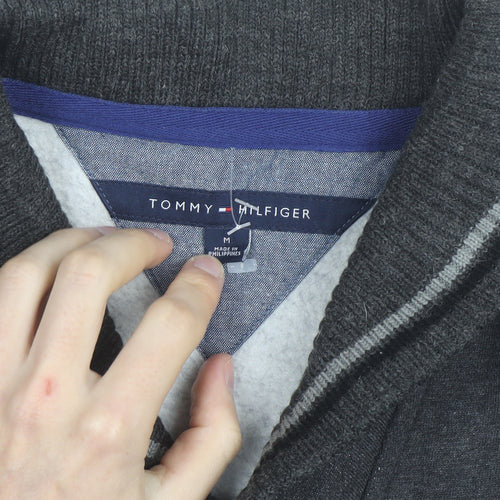 Tommy Hilfiger Men's Grey Shawl Collar Button Cardigan Size M