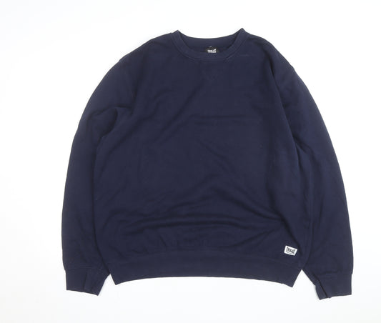 Everlast Men’s Blue XL Pullover Crew Neck Sweatshirt
