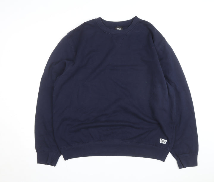 Everlast Men’s Blue XL Pullover Crew Neck Sweatshirt