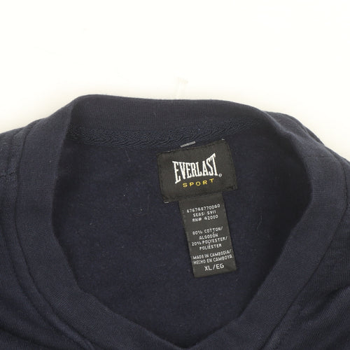 Everlast Men’s Blue XL Pullover Crew Neck Sweatshirt