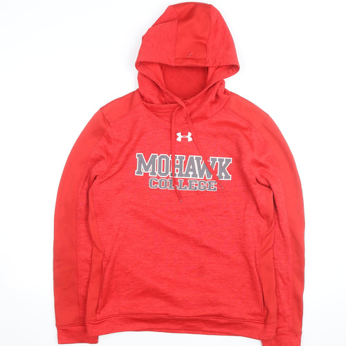 Under Armour Men's Red Mohawk College Pullover Hoodie Size M