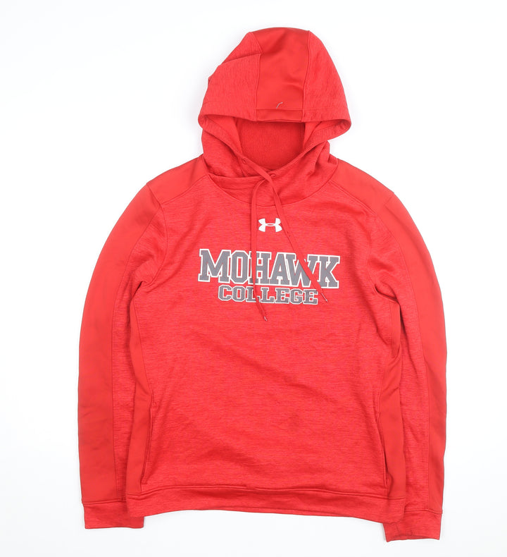Under Armour Men's Red Mohawk College Pullover Hoodie Size M
