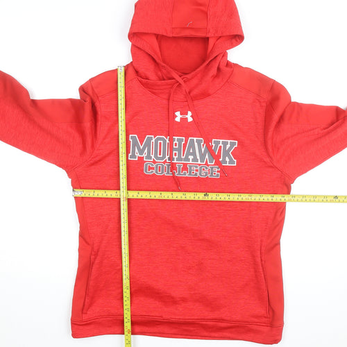 Under Armour Men's Red Mohawk College Pullover Hoodie Size M