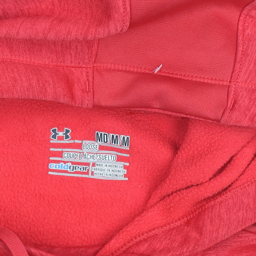 Under Armour Men's Red Mohawk College Pullover Hoodie Size M