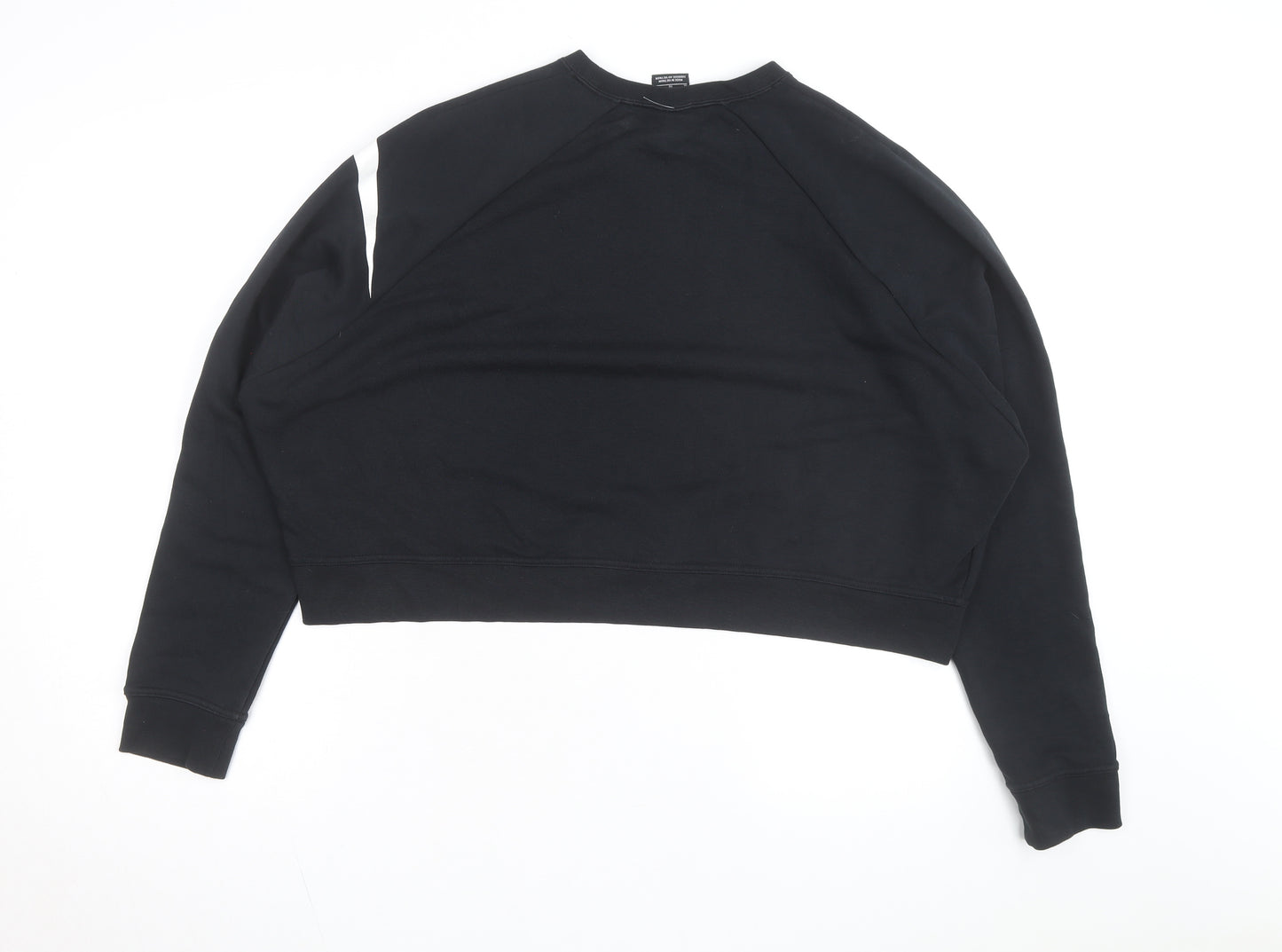 Nike Women's Black XL Dri-Fit Cropped Pullover Sweatshirt