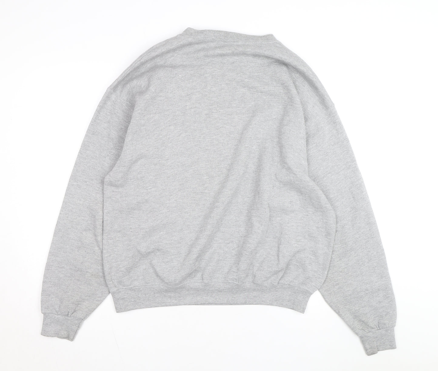 Disney Men’s Grey Mickey Mouse Pullover Sweatshirt Size L