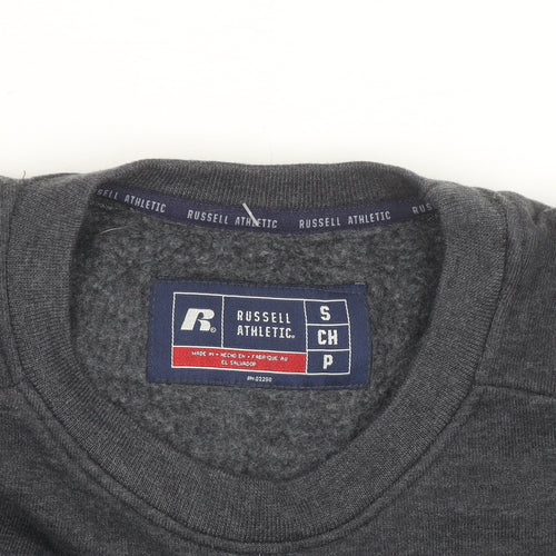 Russell Athletic Men's Grey Small Sweatshirt Wave Volleyball Pullover