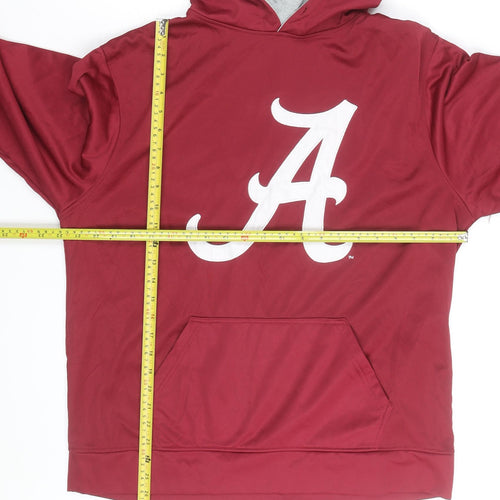 Cover One Apparel Men’s Red L Pullover Hoodie with Logo