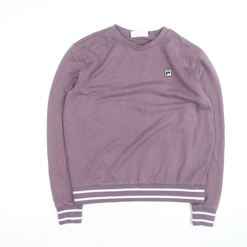 Fila Men’s Purple Crew Neck Pullover Sweatshirt Size M