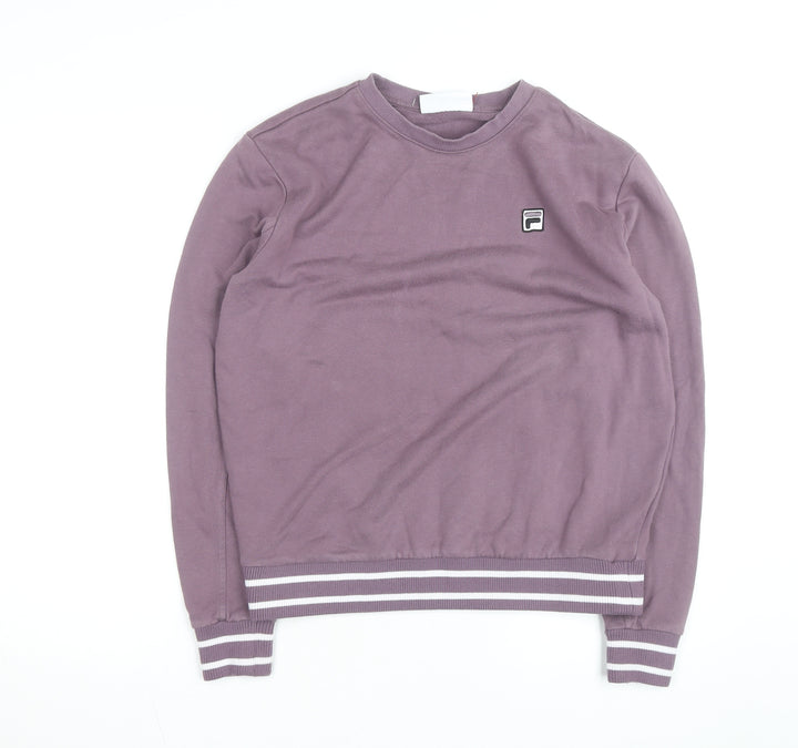 Fila Men’s Purple Crew Neck Pullover Sweatshirt Size M