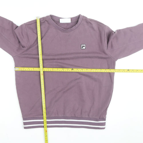Fila Men’s Purple Crew Neck Pullover Sweatshirt Size M