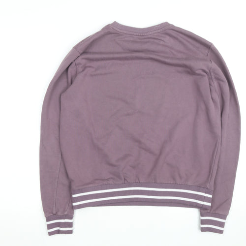 Fila Men’s Purple Crew Neck Pullover Sweatshirt Size M