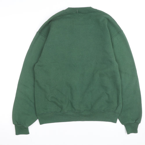 Russell Athletic Men's Green Packers Sweatshirt Medium Pullover Crew Neck