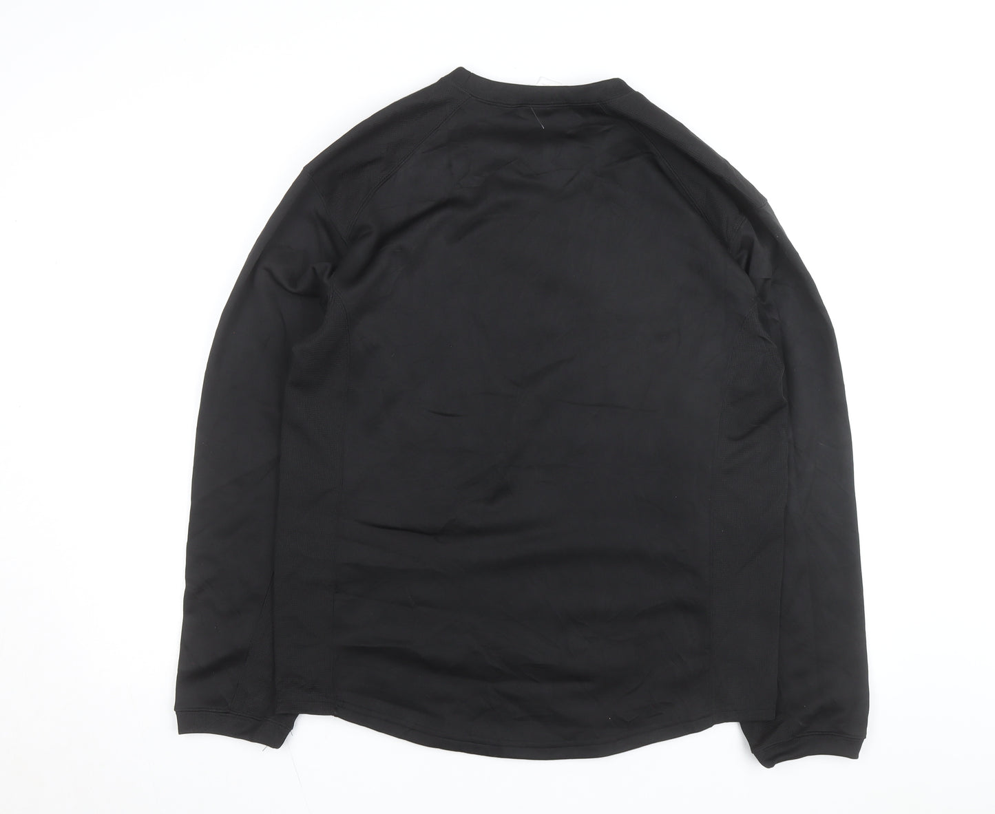 Badger Sport Men's Black Volleyball Crew Neck Pullover Sweatshirt M