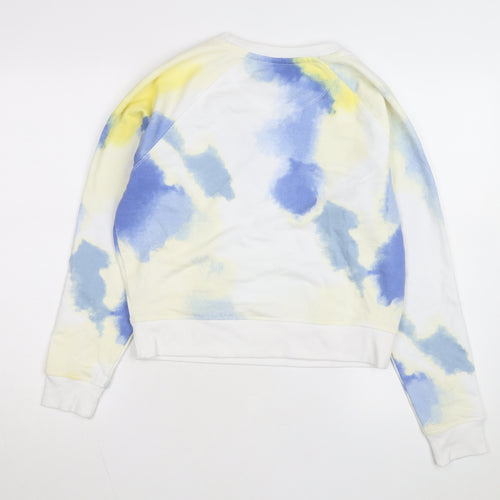 Champion Women's Blue Tie Dye Pullover Sweatshirt Size L